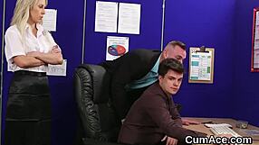 Strange doll swallows every drop of cum load on face. What a wild scene!