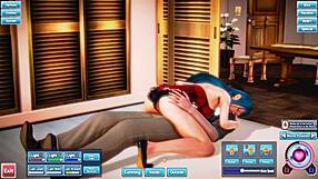 blue haired beauty gets fucked silly