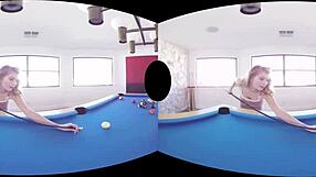 Blonde prostitute Arya Fae gets hardcore anal in VR reality