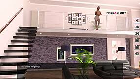 alex watches jenna changing her dress while landlady assists in the dream world