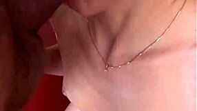 Anal pounding on kitchen table ends with face cum