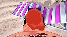 Възрастната Гуен Тенисън в бикини POV разпалва дълбоко желание във фантазия за Бен 10 3D