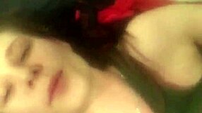 Milf moans during choking deepthroat pov with cum