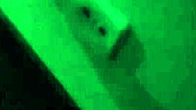 cute freckled brunette in long socks masturbates to a wild orgasm