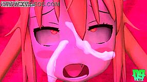 maid dragon tohru gets naked and has sex for cash in 3d cartoon