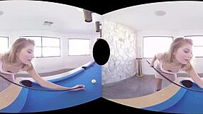 Blonde prostitute Arya Fae gets hardcore anal in VR reality