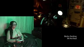 Look At My Big Tits While I Play Naked Deadspace Part 9