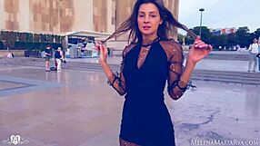 Melena Maria Rya Public Outdoor In Paris