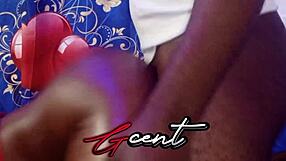 My girlfriend had a great orgasm with my big black cock in a hot scene.