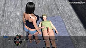 Cheating Wife Fucks Fat Boy Neighbor in Lily of the Valley 3D Game.