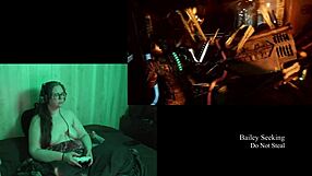 Look At My Big Tits While I Play Naked Deadspace Part 9