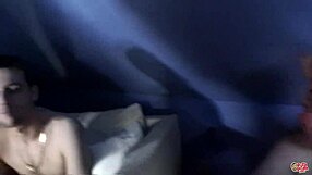 Seventeen guys cum on shaved big tits in blowbang facial