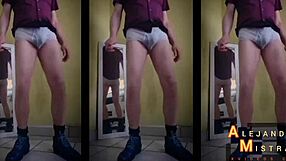 Alejandro Mistral's Hard Cock Bulging In Underwear Close-Up