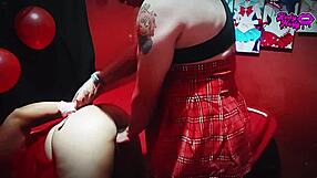 Tetona obtiene orgasmos en san valentin