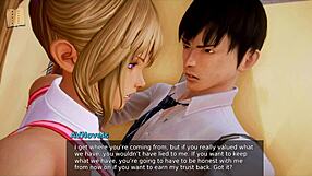 Monster cock penetrates anime hentai vagina and ass in cartoon sex