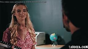 Lana Sharapova stays late for prom committee, unaware of her secret stalker