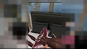 i meet my lovely lover with big black cock in interracial creampie