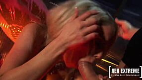 dominants jamie and victoria teach naive luna luxx to dominate in bisexual lesbian play