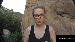 Redhead Horny Hiker Penny Pax Snatch Fucked Outdoors By Wild Hard Cock