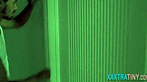 little teen 18+ rides massive black cock