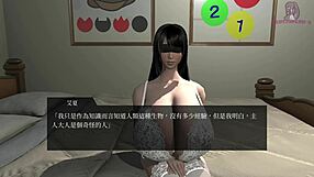 Escaping the lustful doll room, huge boobs get wild in intense hentai action