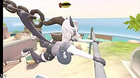 Loona plays hooky from boss in cartoon