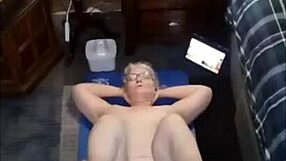 Hot mature Momma Vee does yoga in the morning!