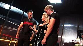 dominants jamie and victoria teach naive luna luxx to dominate in bisexual lesbian play