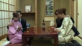 Japanese couples dive into hardcore foursome banging action. Who's watching?