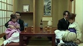 Japanese couples dive into hardcore foursome banging action. Who's watching?