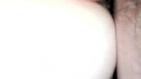 Wife receives detailed creampie from husband in intimate moment