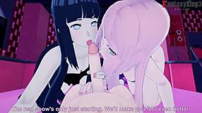 Naruto Hentai: Hinata And Sakura Jealous Over Wild Fucking?