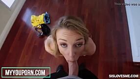 is step sis and bro having fun?