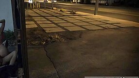 Blonde punished with anal in garage.