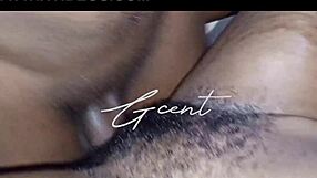 I feel the juicy hairy pussy dripping wet in missionary close up