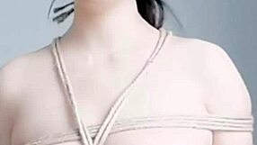 Enjoy Rough Bondage And Dildo Deep Throat!