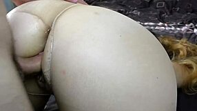 Sexy Hot Teen with a Big Ass Rides Hard in Pantyhose.