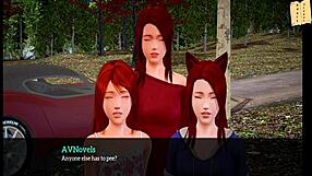 Milf Brunette Fucks Big Ass In 3D Hentai