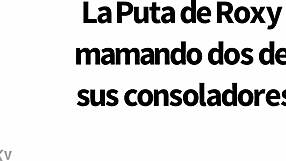 Hey Roxy, can you suck two dildos while getting pounded doggy?