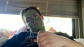 Hey, watch me stroke my cock during my skin care routine, Joshuaaalewisss on Instagram.