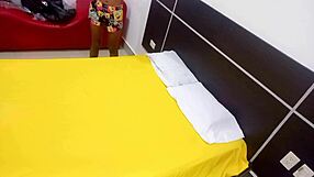 Stepsister sleepover turns to sex