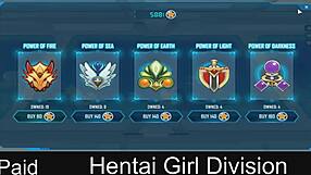 Hentai girl division neko in anime action