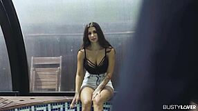 i'm susy gala, sucking cock and titty wanking in my private pool