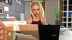 Blonde Amateur Makes Homemade Hentai Video