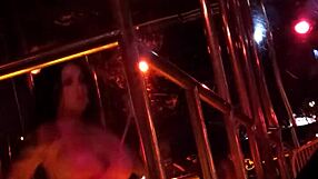 Frankie Strips In Hot Stockings And Heels