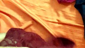 Detailed cumshot on sister-in-law's panties in intimate scene