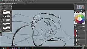 Just chilling with DarkCookie on Picarto for Summertime Saga 720p.