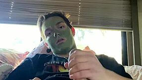 Hey, watch me stroke my cock during my skin care routine, Joshuaaalewisss on Instagram.