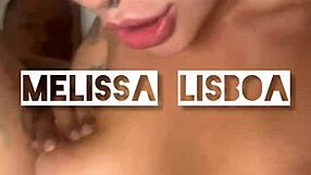 Melissa lisboa shows off and takes cum part 1!