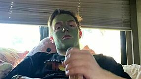 Hey, watch me stroke my cock during my skin care routine, Joshuaaalewisss on Instagram.